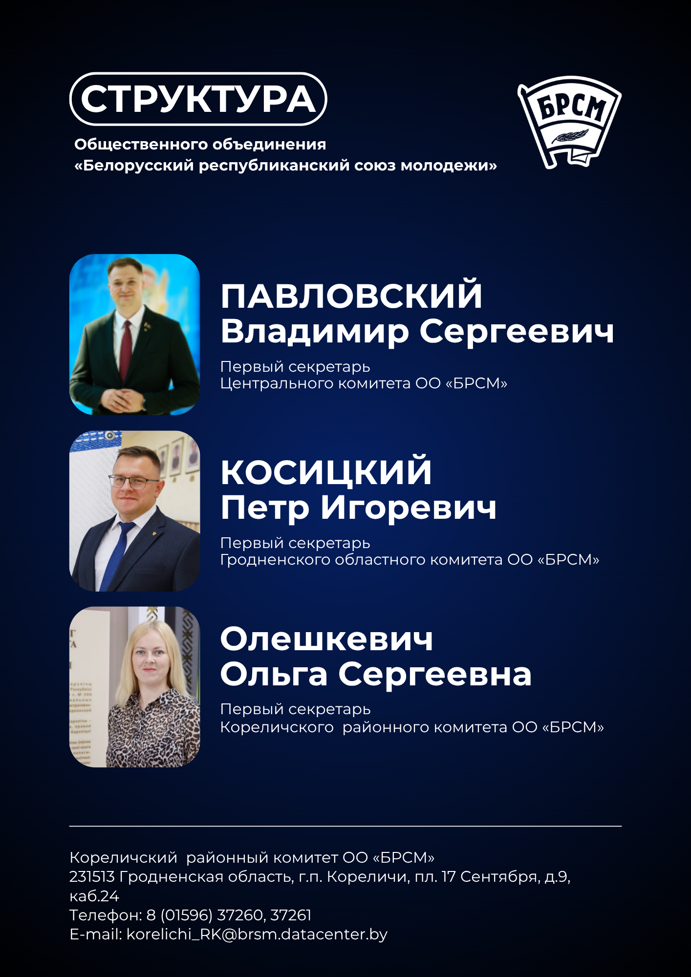 Структура общественного объединения 